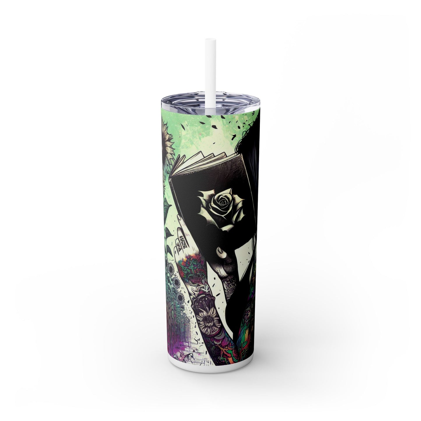 Wildflower and Books Aesthetic Cup - Sippincity