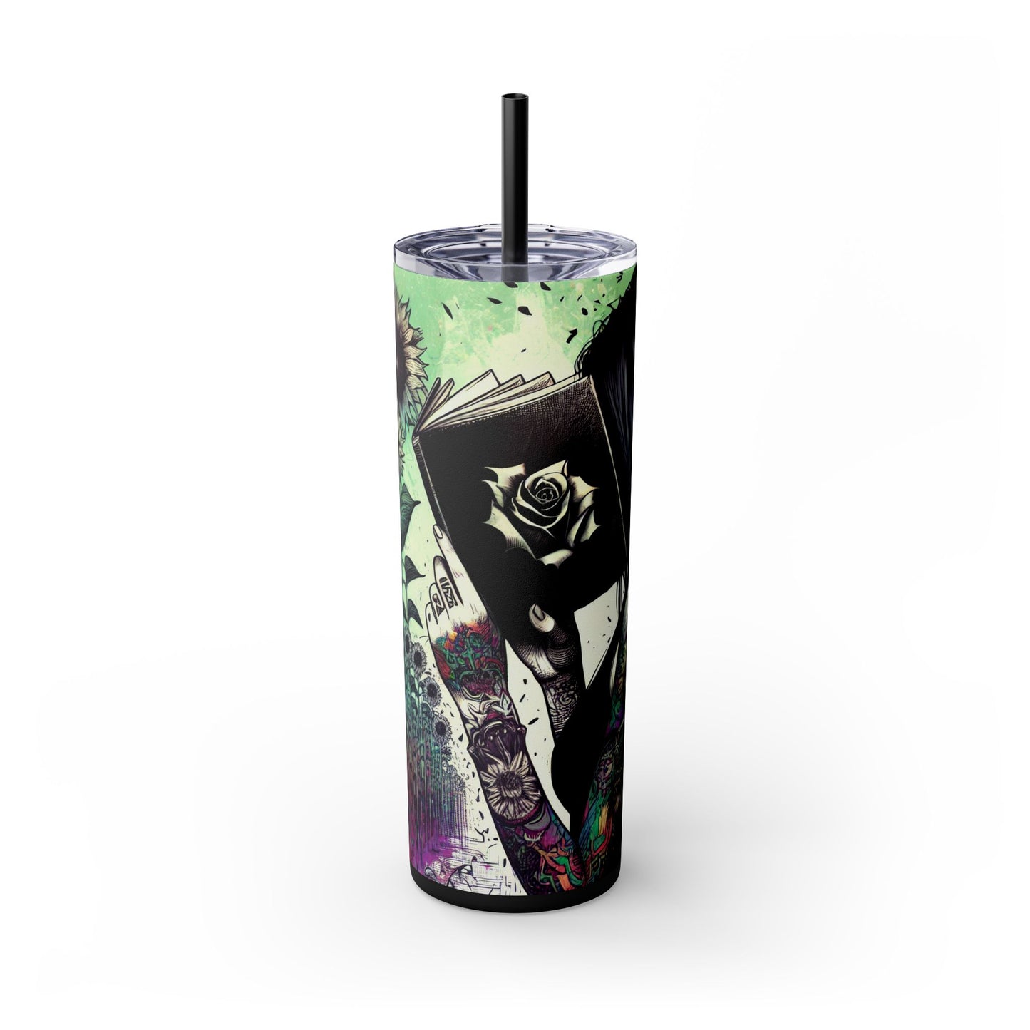Wildflower and Books Aesthetic Cup - Sippincity