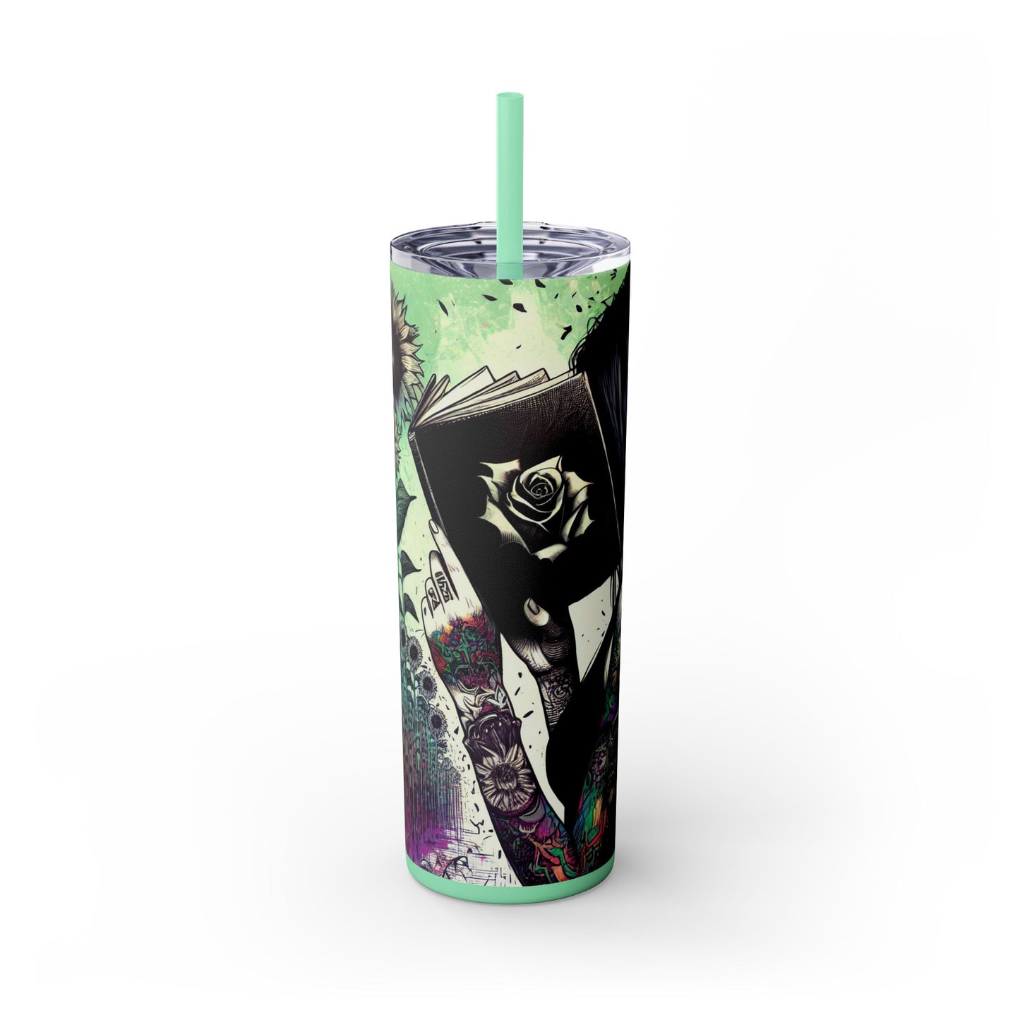 Wildflower and Books Aesthetic Cup - Sippincity