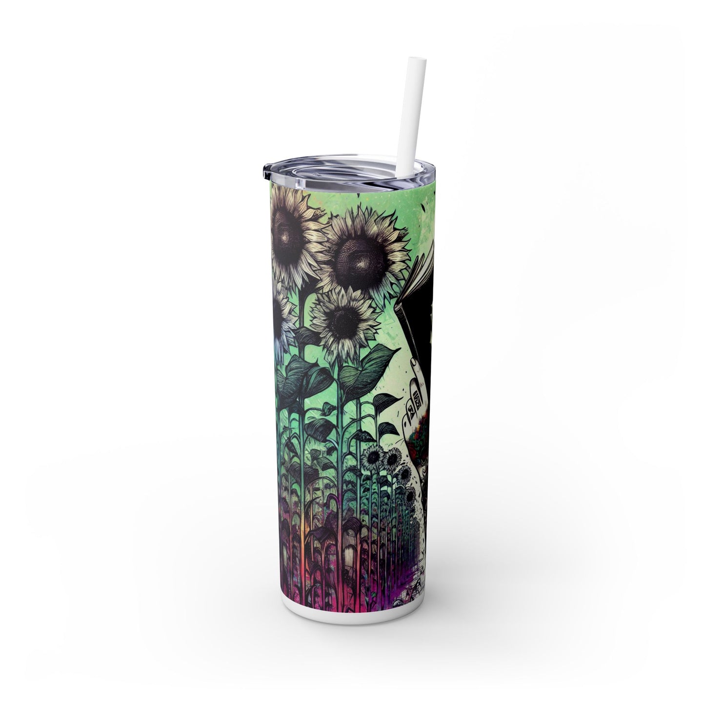 Wildflower and Books Aesthetic Cup - Sippincity