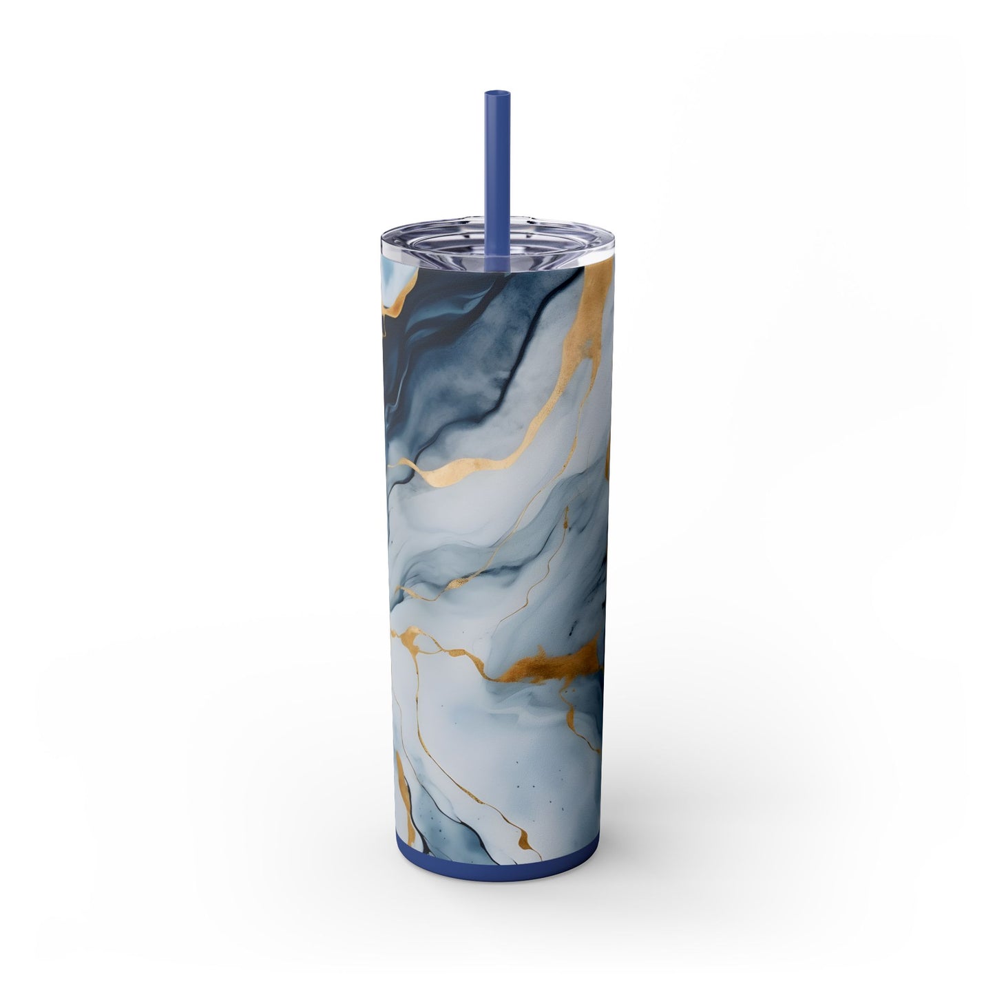 Colorful Blue Marble Insulated Tumbler – 20 oz - Sippincity