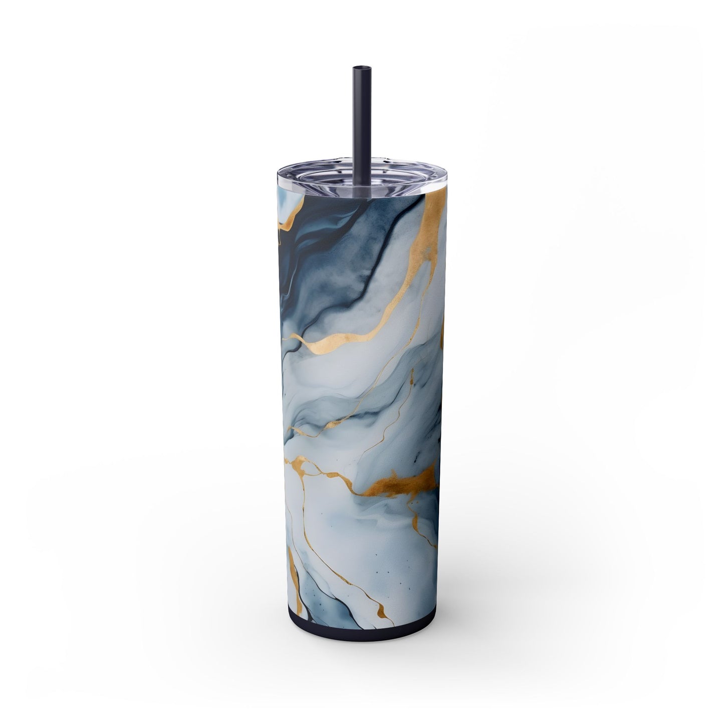 Colorful Blue Marble Insulated Tumbler – 20 oz - Sippincity