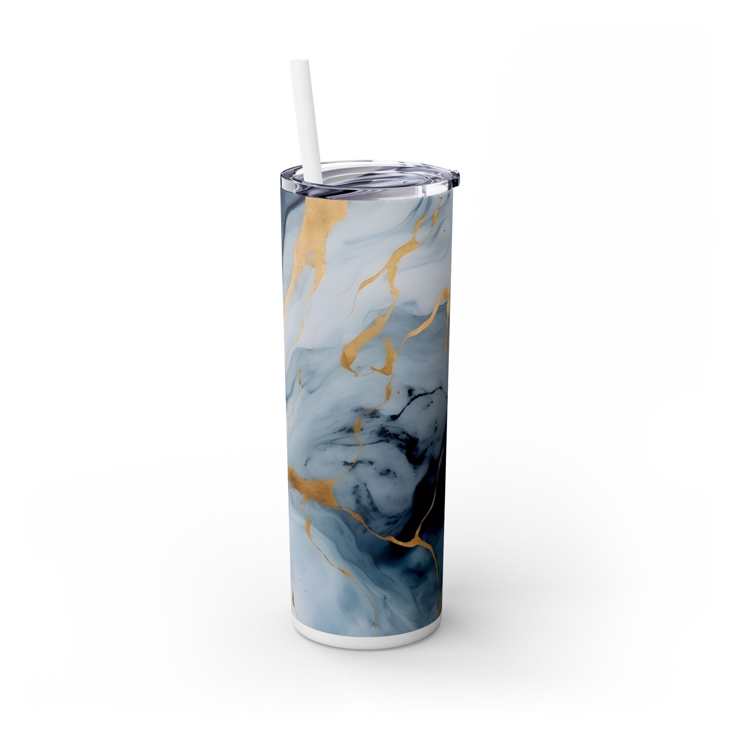 Colorful Blue Marble Insulated Tumbler – 20 oz - Sippincity