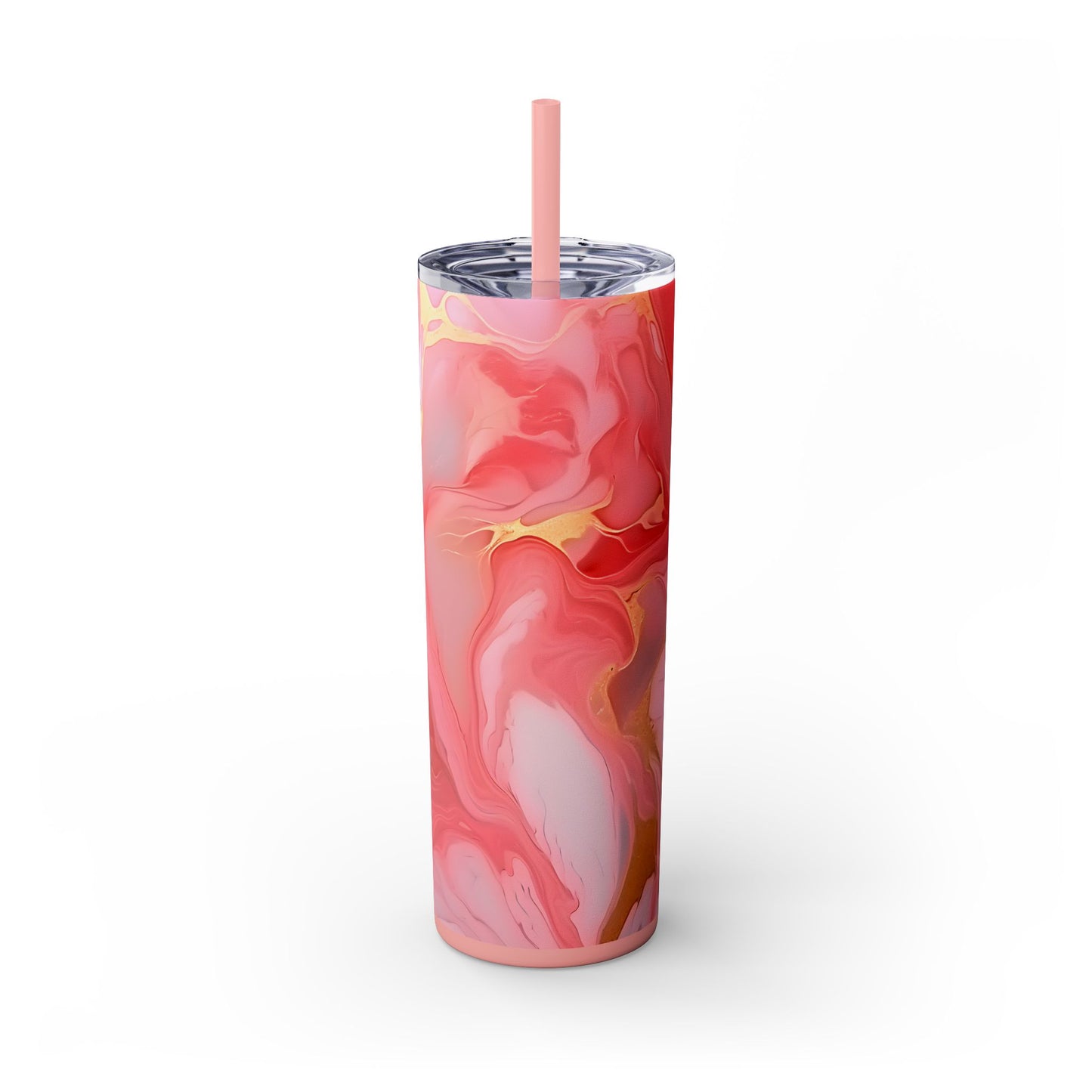 Pink Colorful Marble 20 oz Tumbler – Vibrant & Elegant Drinkware - Sippincity