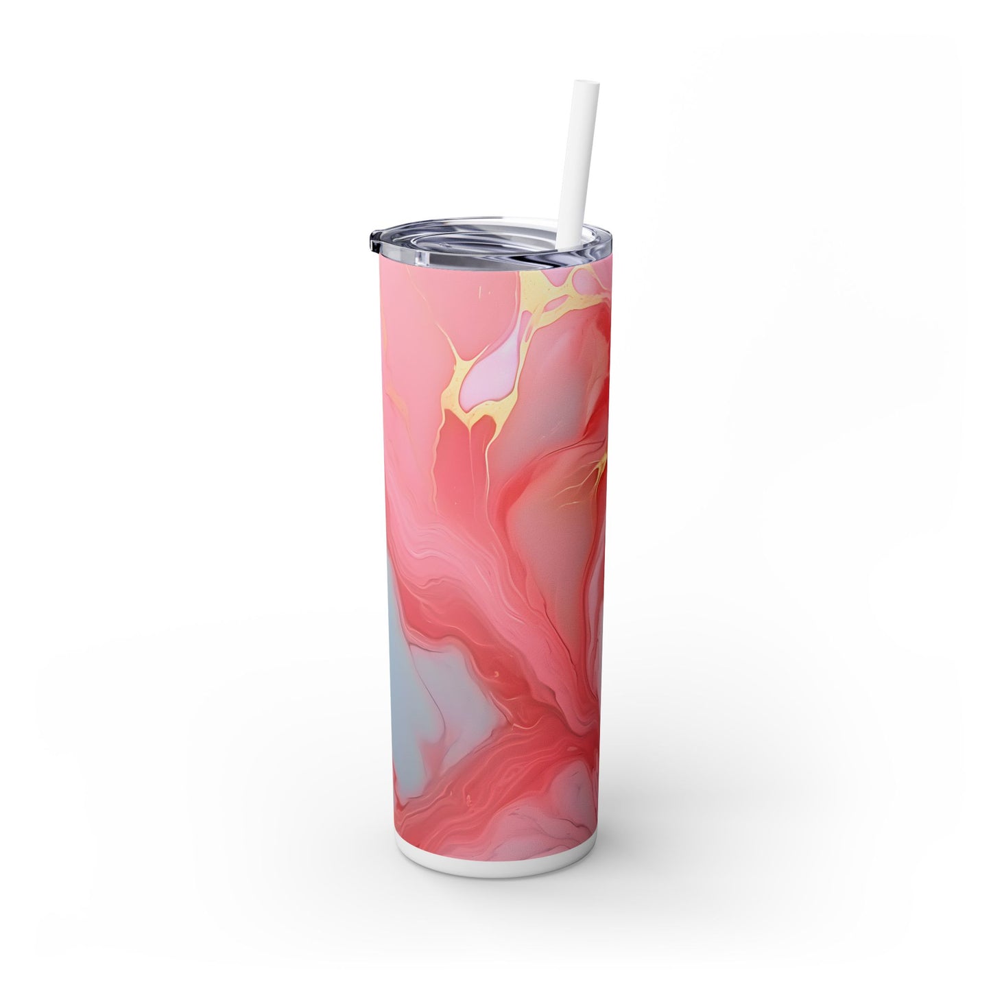 Pink Colorful Marble 20 oz Tumbler – Vibrant & Elegant Drinkware - Sippincity