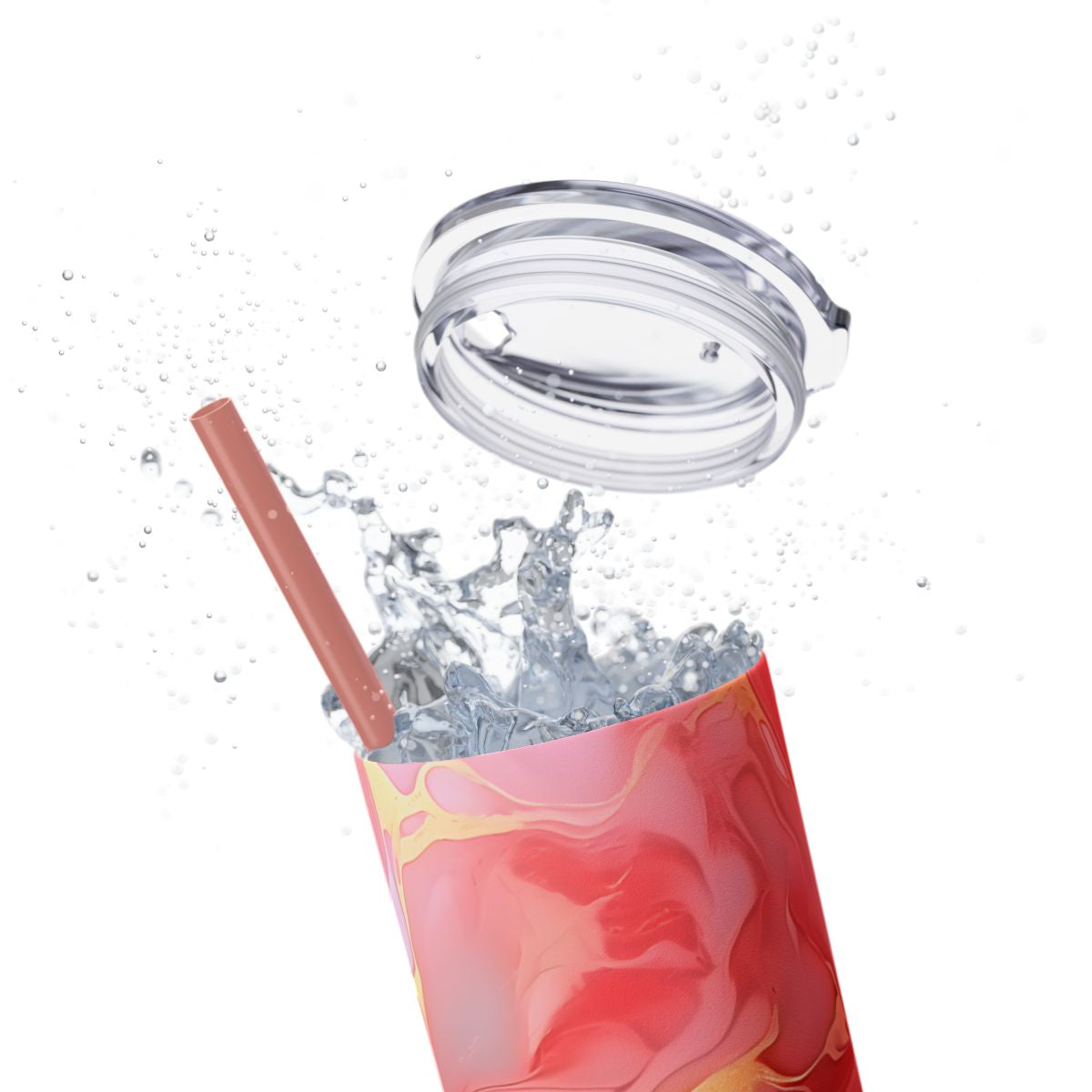 Pink Colorful Marble 20 oz Tumbler – Vibrant & Elegant Drinkware - Sippincity