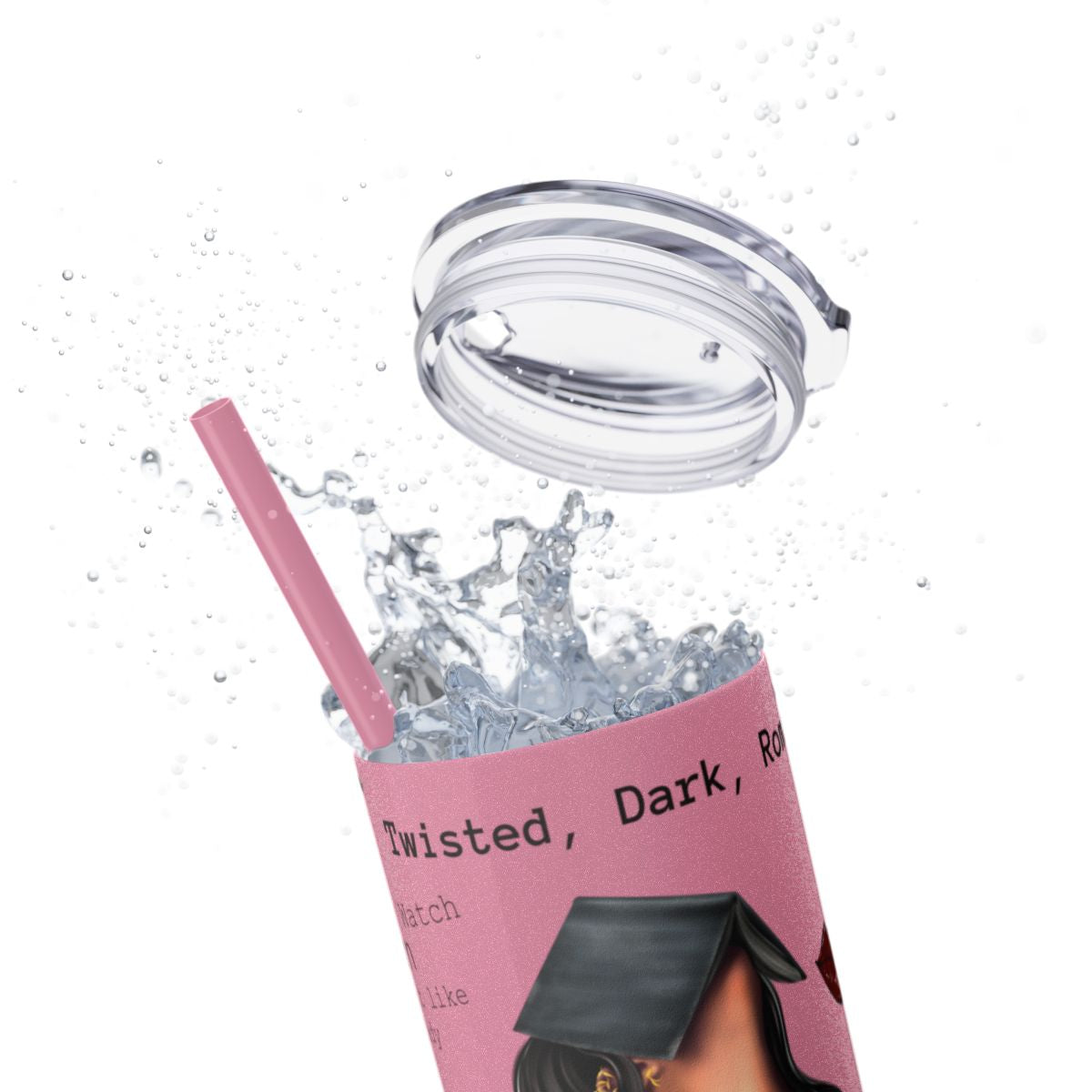Smut Slut Book Reader 20 oz Skinny Tumbler – Spicy Book Lover Cup - Sippincity