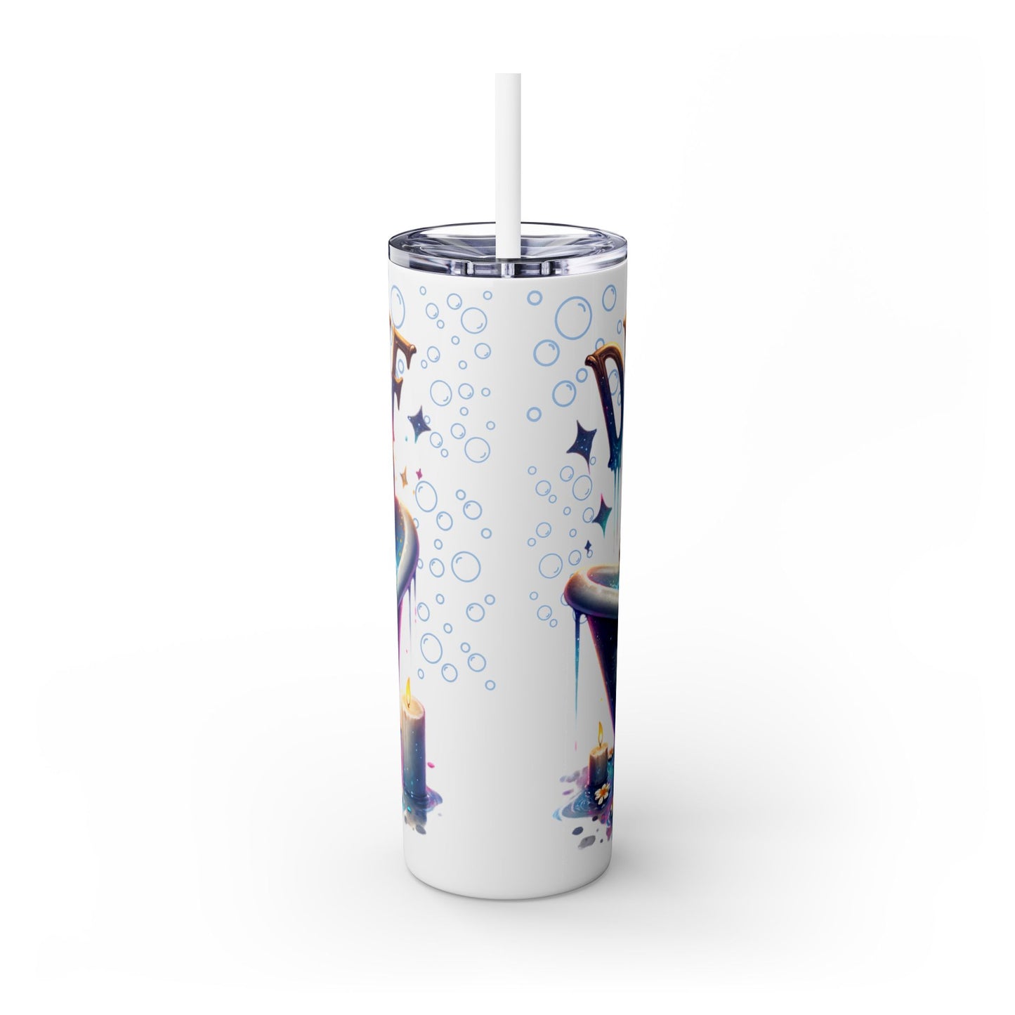 Tumbler Cup - Duck Off 20 oz Skinny Tumbler with Straw, Funny Duck Gift - Sippincity