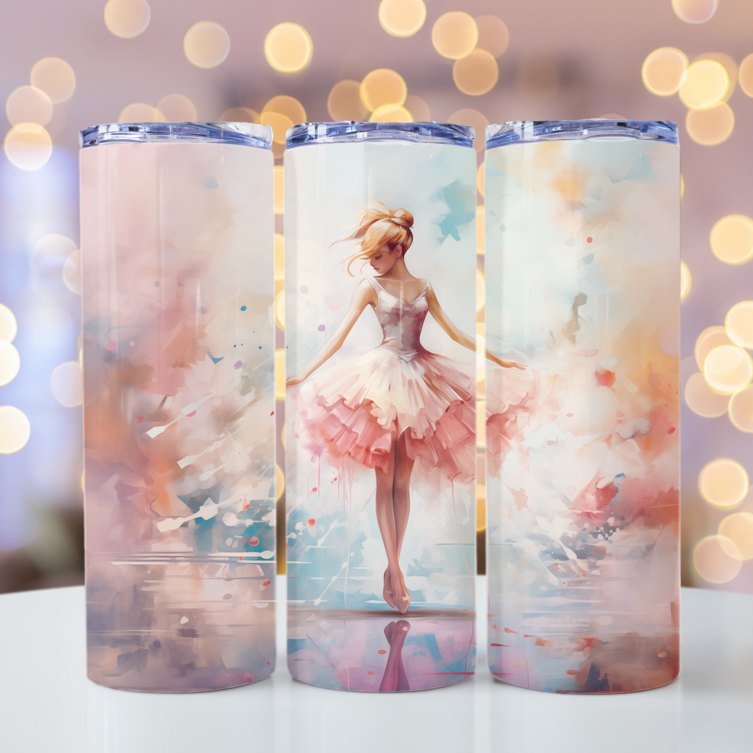 Tutu Time Tumblers: Dance Drinkware