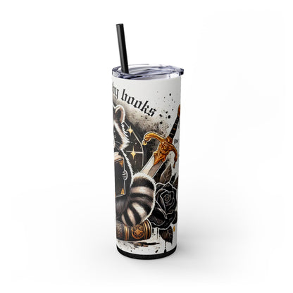 Funny Raccoon Book Lover 20 oz Tumbler – Smut Reader Gift - Sippincity