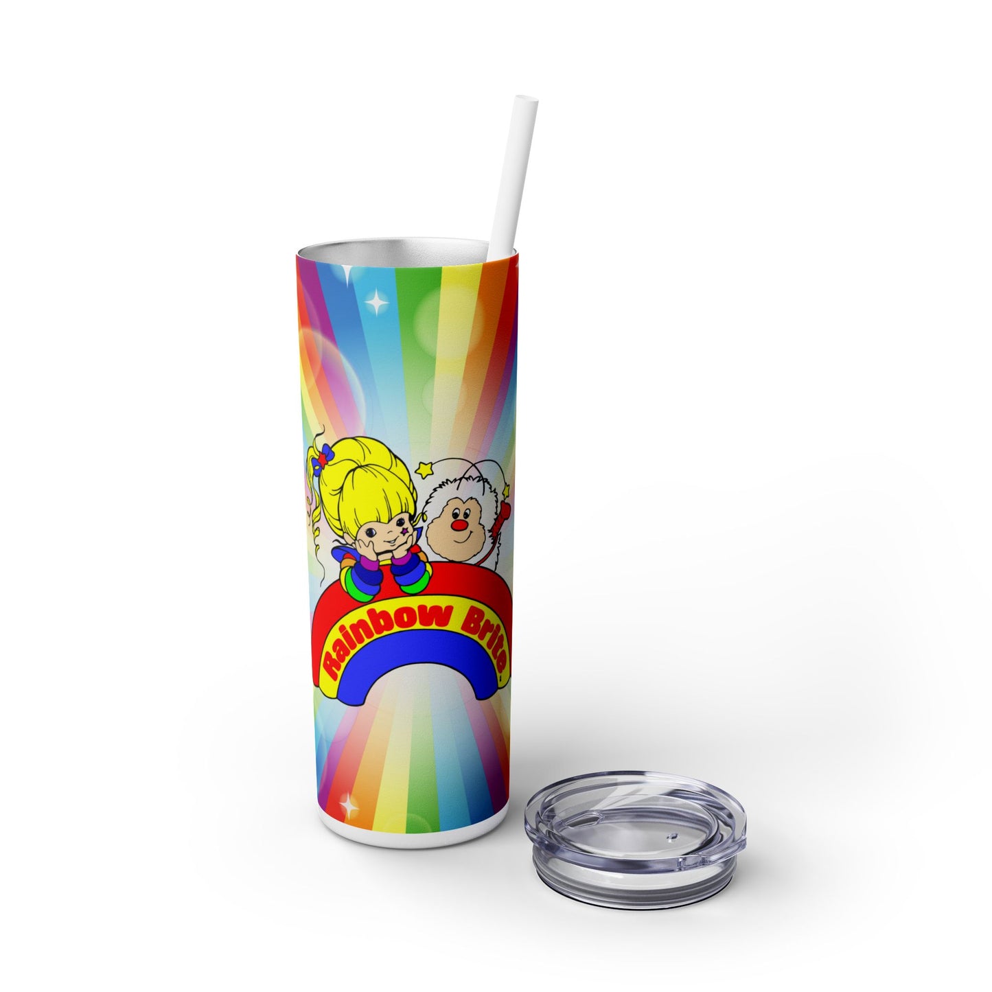 Rainbow Brite 20 oz Tumbler – Colorful Retro Drinkware