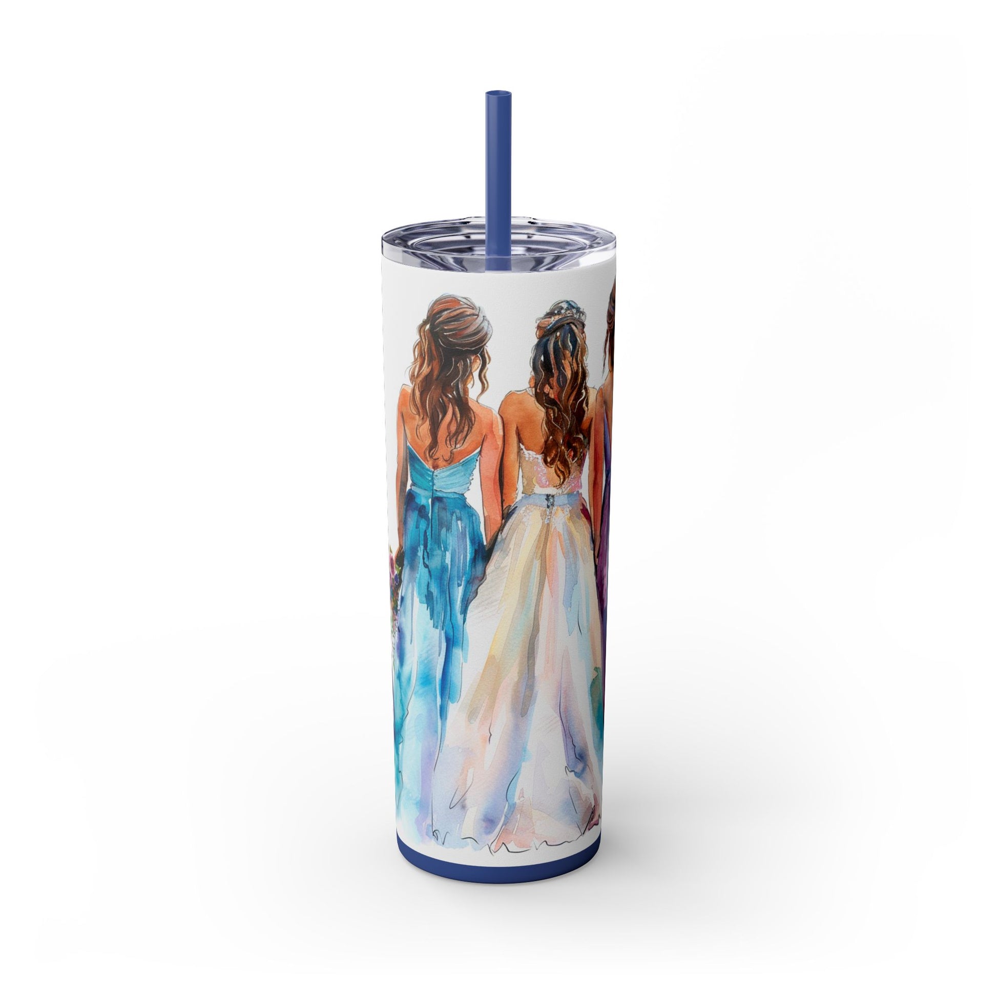 Elegant Bride Tumbler – Watercolor Wedding Gift for Future Mrs. - Sippincity