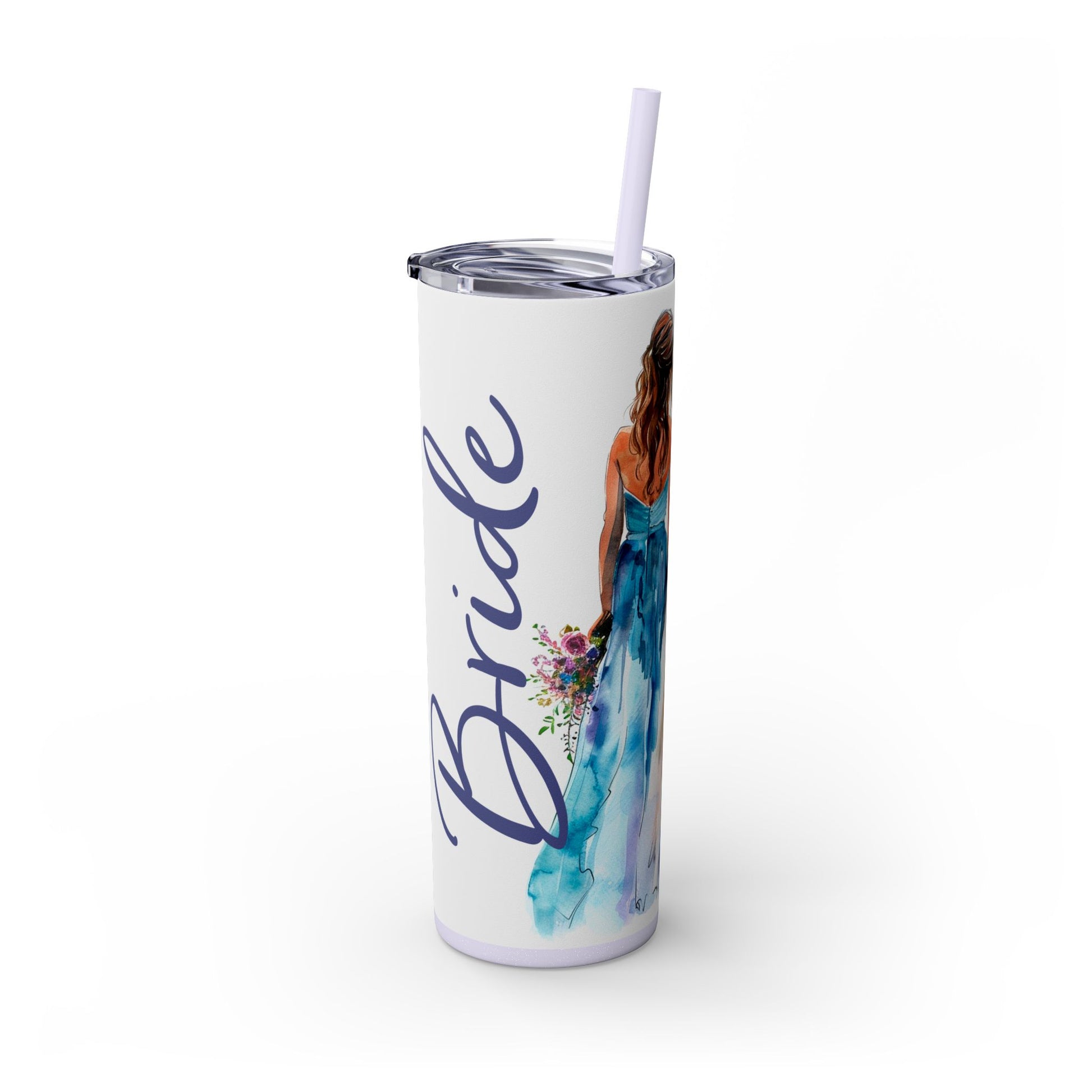 Elegant Bride Tumbler – Watercolor Wedding Gift for Future Mrs. - Sippincity