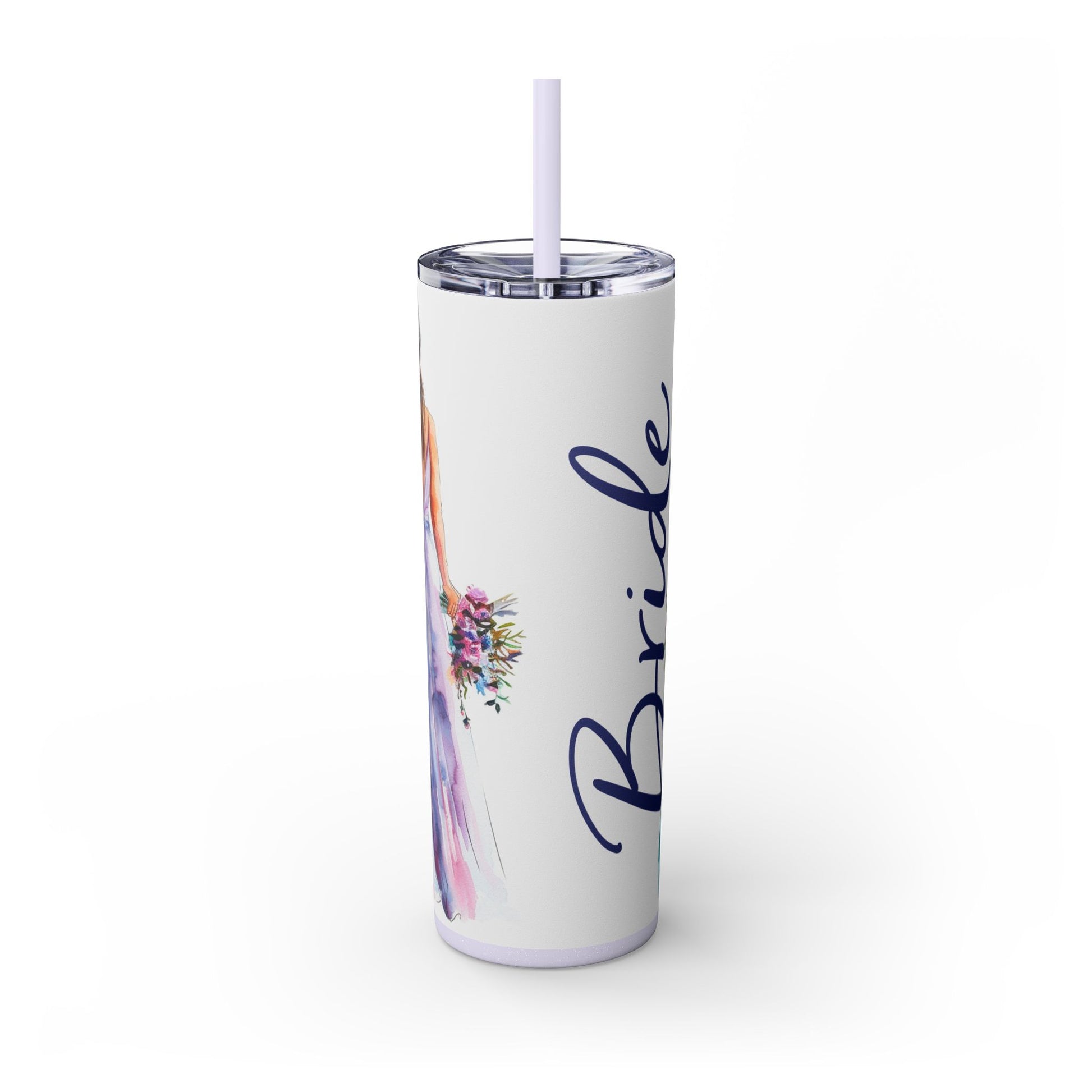 Elegant Bride Tumbler – Watercolor Wedding Gift for Future Mrs. - Sippincity