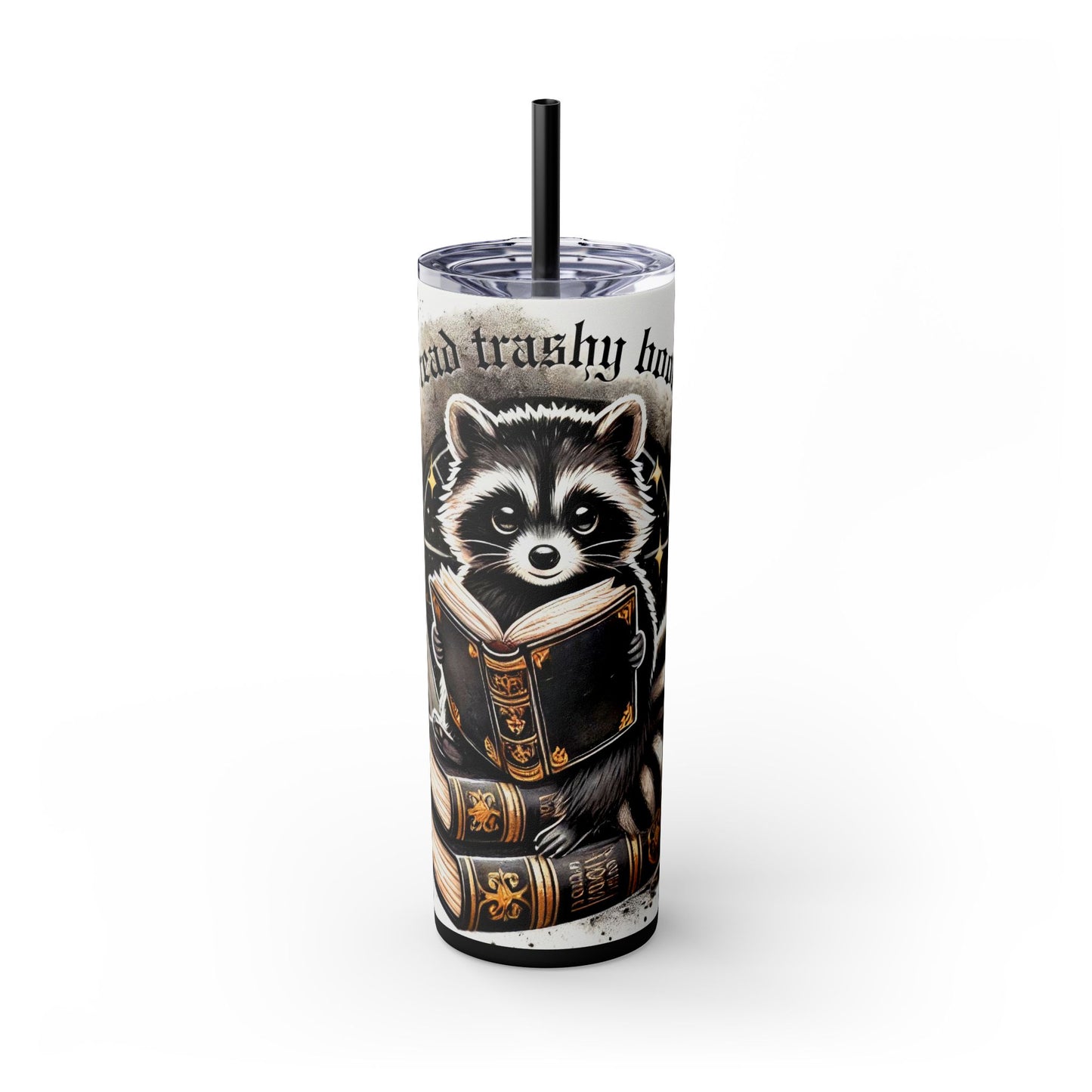 Funny Raccoon Book Lover 20 oz Tumbler – Smut Reader Gift - Sippincity