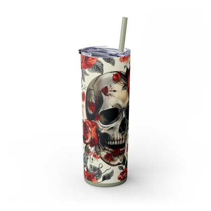 Skull & Roses Spicy Book Club Tumbler - Dark Romance Mug - Sippincity