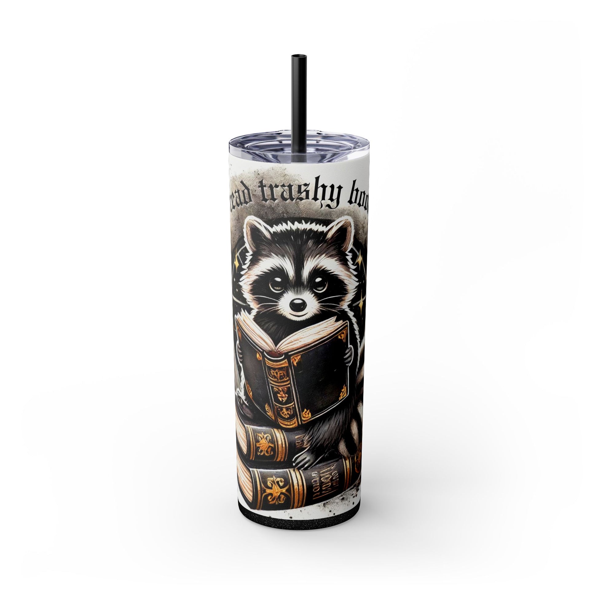 Funny Raccoon Book Lover 20 oz Tumbler – Smut Reader Gift - Sippincity