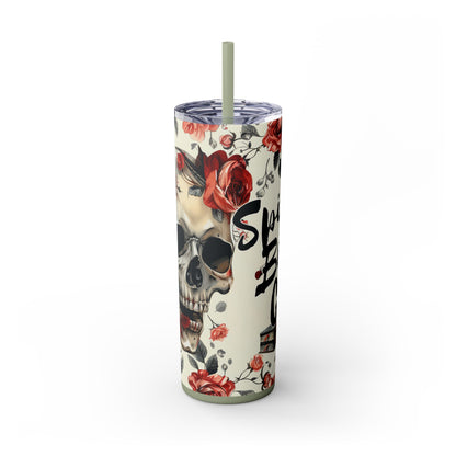 Skull & Roses Spicy Book Club Tumbler - Dark Romance Mug - Sippincity