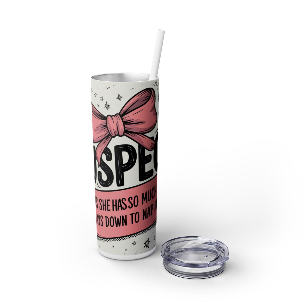 Suspect Claims She Has So Much to Do Tumbler – Funny Mom Nap Cup (20 oz)