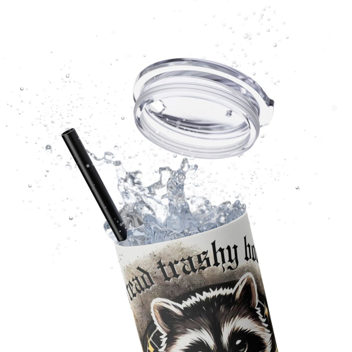 Funny Raccoon Book Lover 20 oz Tumbler – Smut Reader Gift - Sippincity
