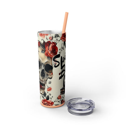 Skull & Roses Spicy Book Club Tumbler - Dark Romance Mug - Sippincity