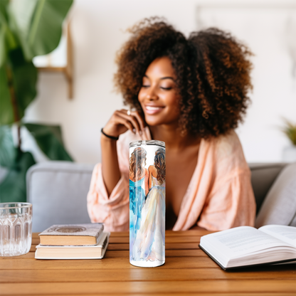 Elegant Bride Tumbler – Watercolor Wedding Gift for Future Mrs. - Sippincity