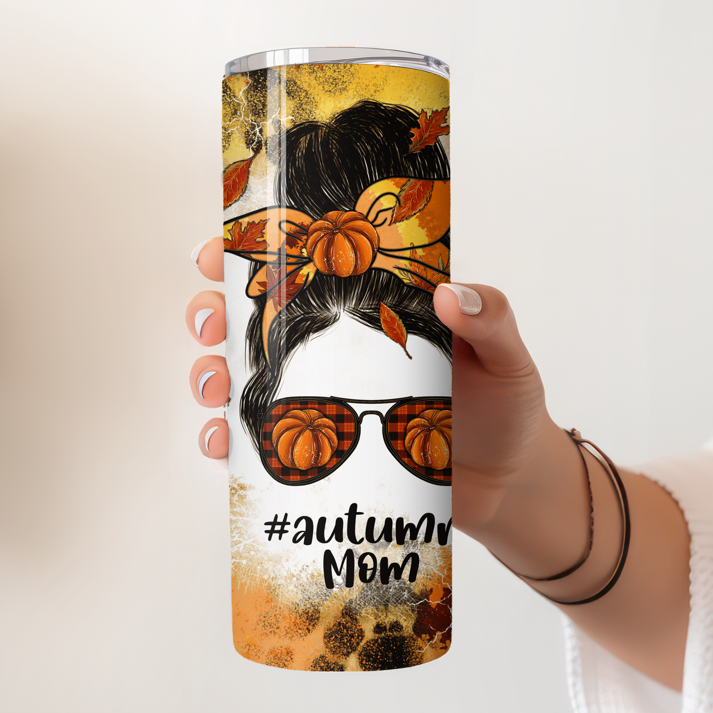 Autumn Mom 20 oz Tumbler – Cozy Fall Vibes for Busy Moms