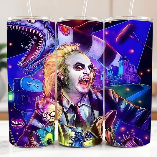 Iconic Sandworm Tumbler, 20 oz – Beetlejuice Inspired