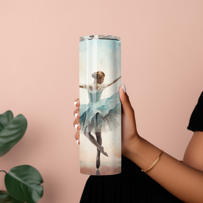 3D Pirouette 20 oz Skinny Insulated Tumbler