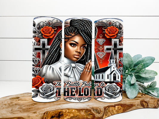  The Lord Fights My Battles Tumbler