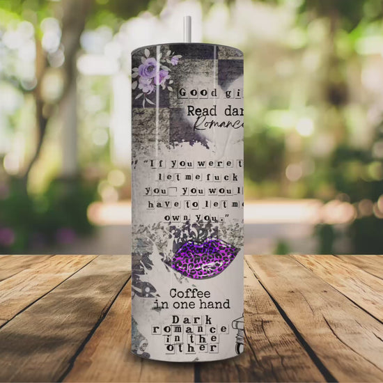20 oz Stainless Steel Insulated Tumbler for Smut and Romance Book Fans