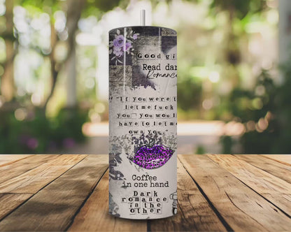 20 oz Stainless Steel Insulated Tumbler for Smut and Romance Book Fans