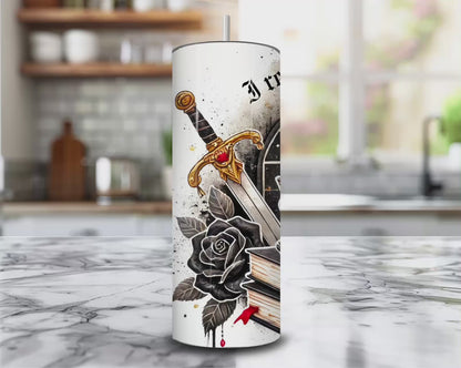 Funny Raccoon Book Lover 20 oz Tumbler – Smut Reader Gift