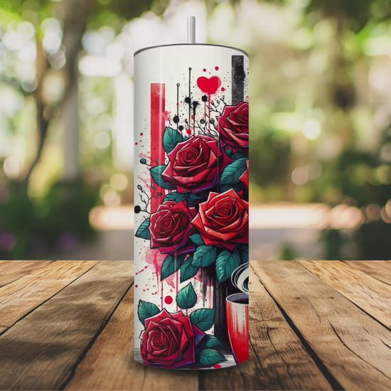 Spicy Book Reader Coffee Tumbler – Perfect for Romance Novels-video 