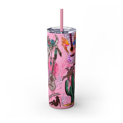 Cowgirl Western Boots Design Tumbler 20 oz - Sippincity