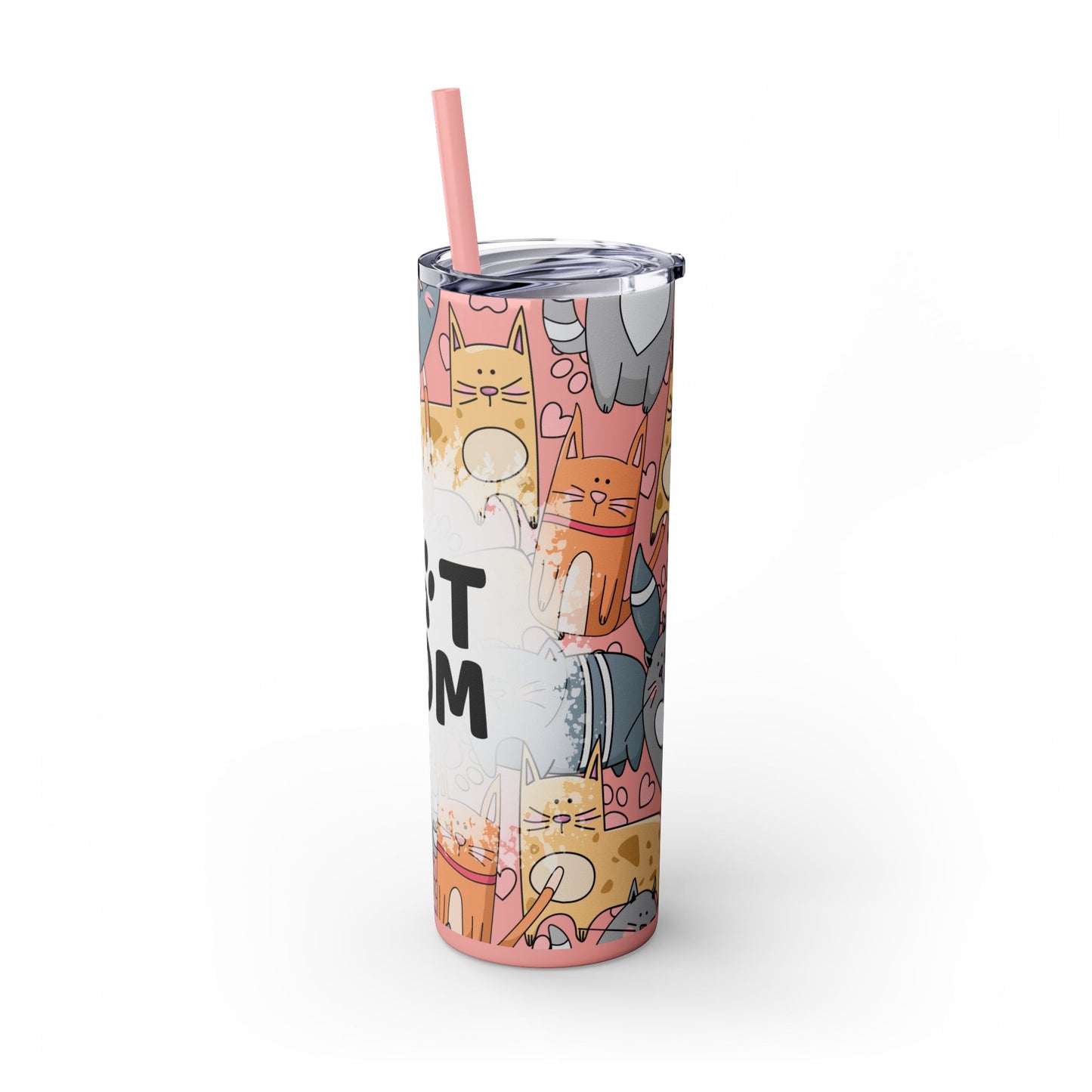 Purrfect Cat Mom 20 oz Tumbler – Adorable Cat Design for Everyday Use - Sippincity