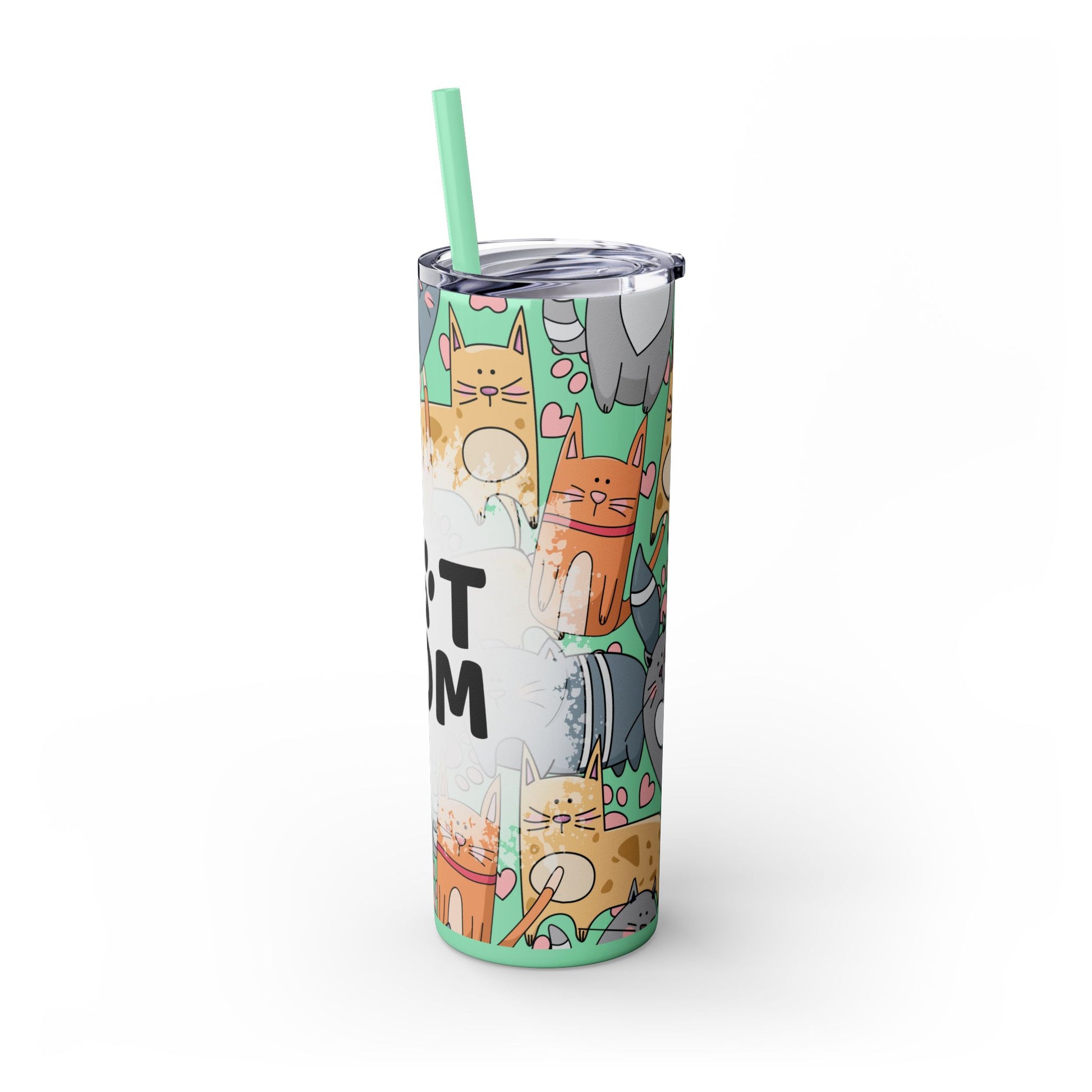 Purrfect Cat Mom 20 oz Tumbler – Adorable Cat Design for Everyday Use - Sippincity