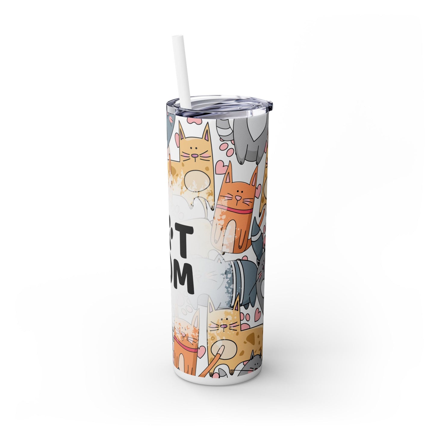 Purrfect Cat Mom 20 oz Tumbler – Adorable Cat Design for Everyday Use - Sippincity