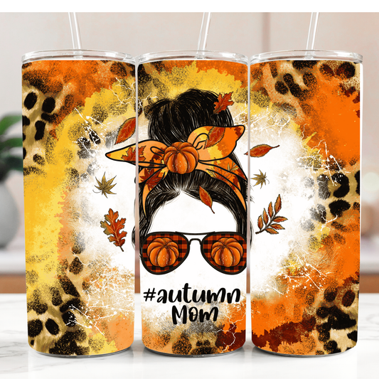 Autumn Mom 20 oz Tumbler – Cozy Fall Vibes for Busy Moms - Sippincity
