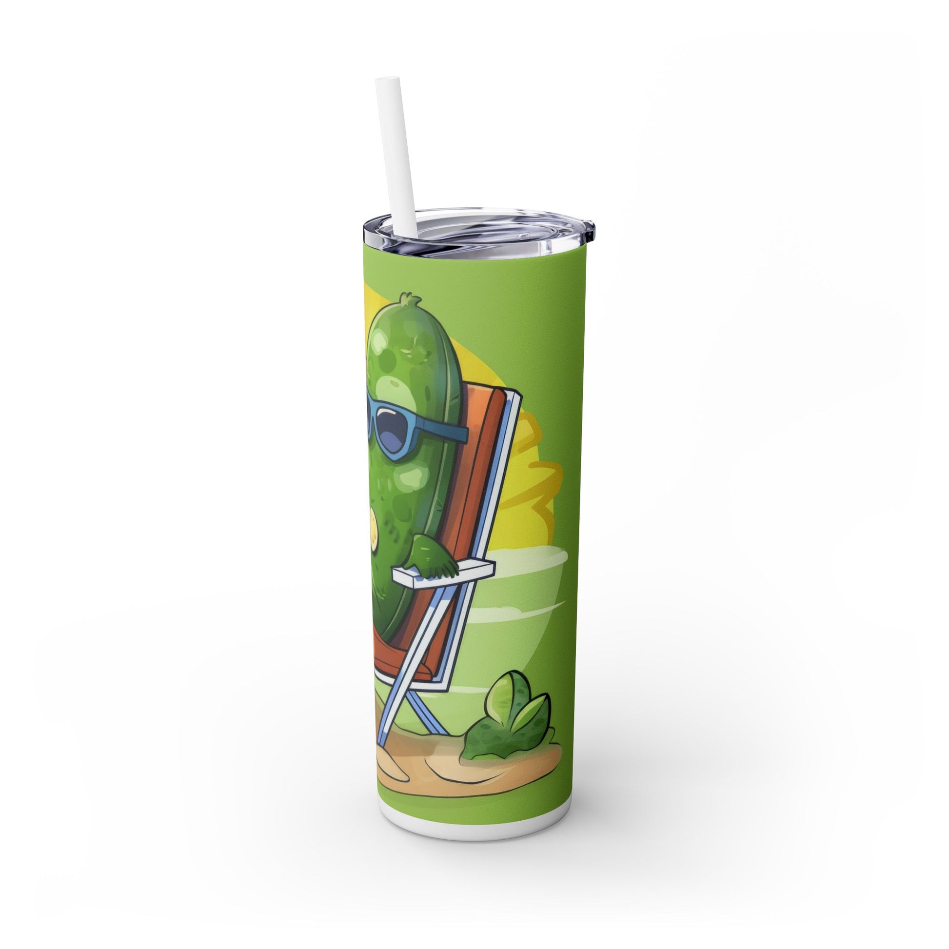 Dill Pickle Pun Tumbler - 20 oz Just Dillin’ Funny Gift - Sippincity
