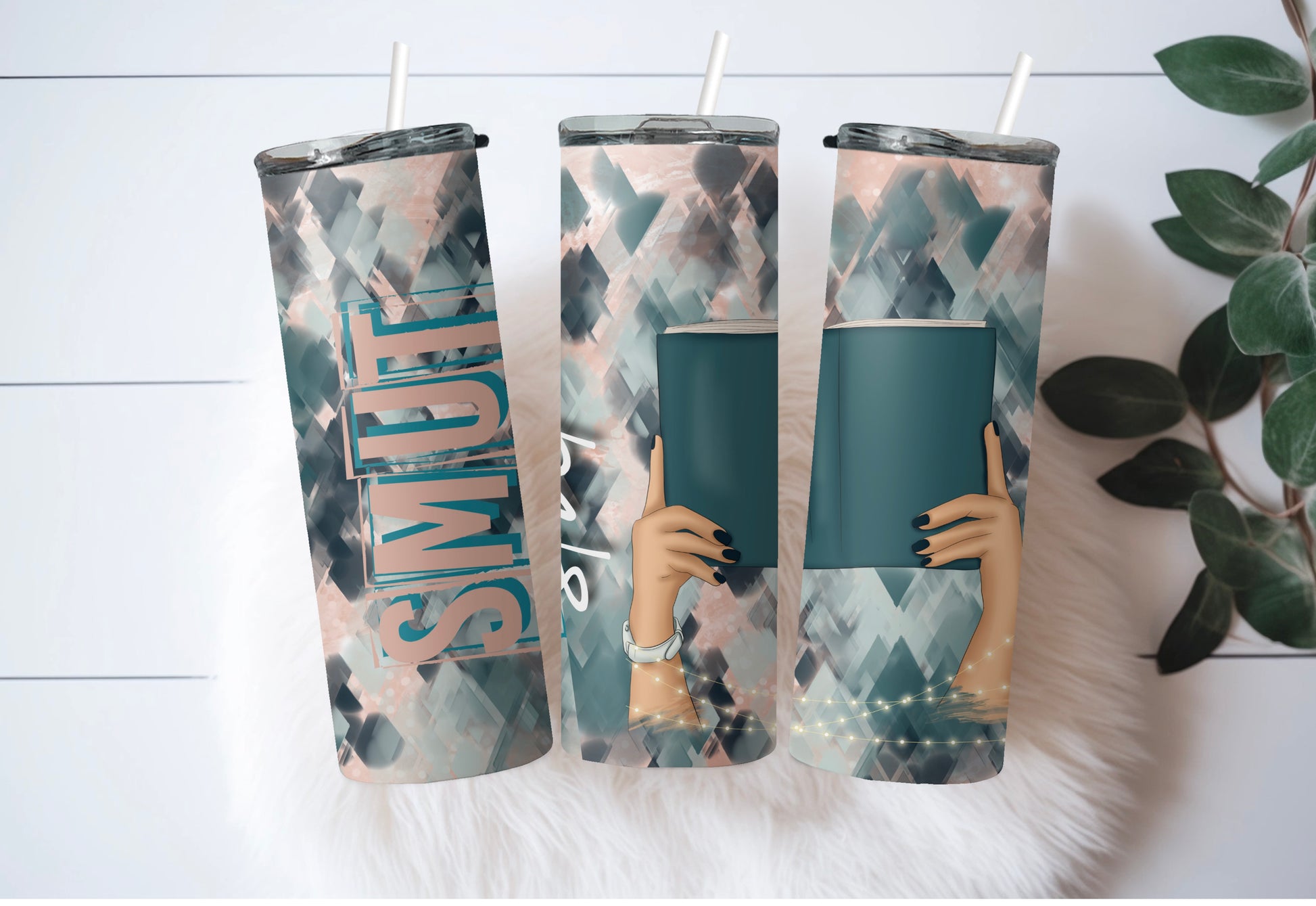 Smut Slut Dark Romance Book Lover Tumbler - 20 oz Stainless Steel - Sippincity