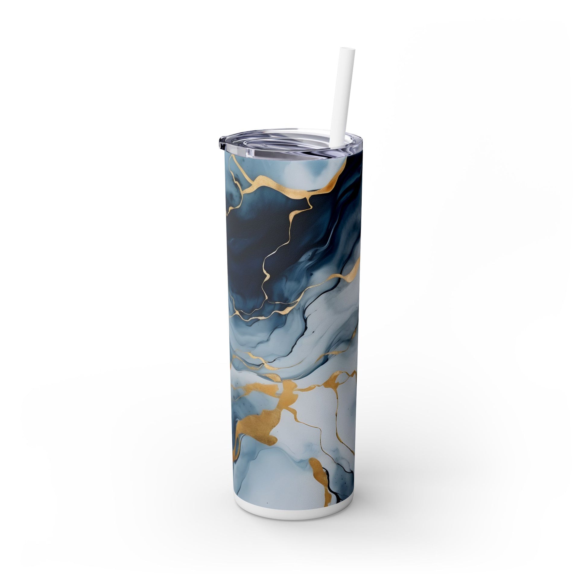 Colorful Blue Marble Insulated Tumbler – 20 oz - Sippincity