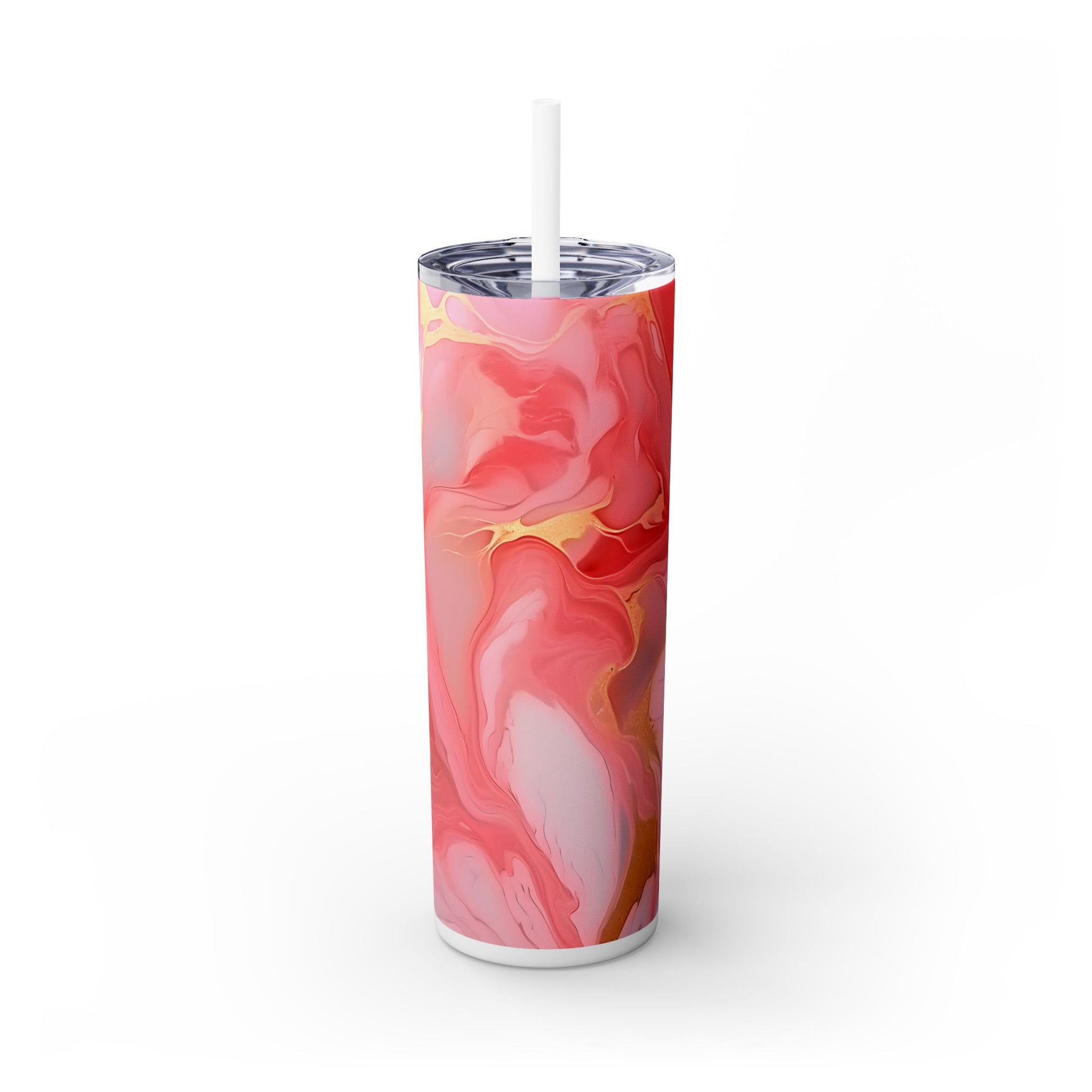 Pink Colorful Marble 20 oz Tumbler – Vibrant & Elegant Drinkware - Sippincity
