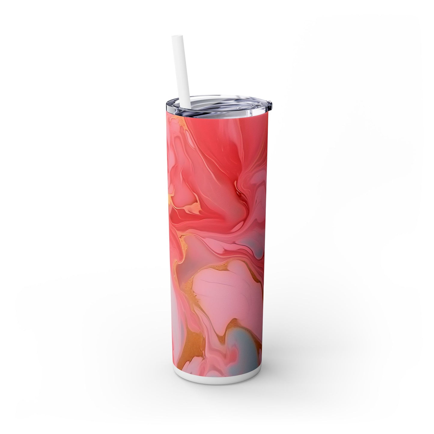 Pink Colorful Marble 20 oz Tumbler – Vibrant & Elegant Drinkware - Sippincity