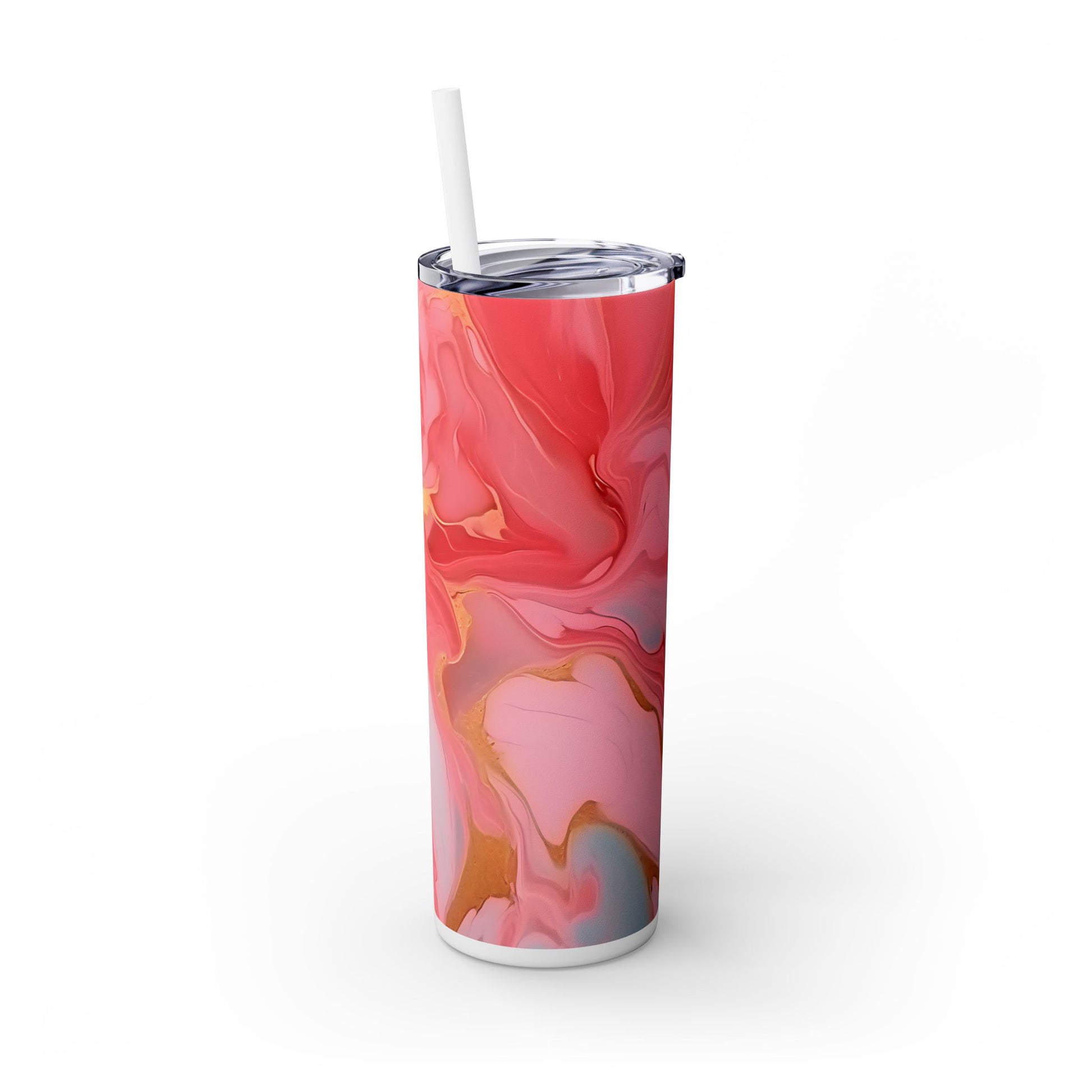 Pink Colorful Marble 20 oz Tumbler – Vibrant & Elegant Drinkware - Sippincity