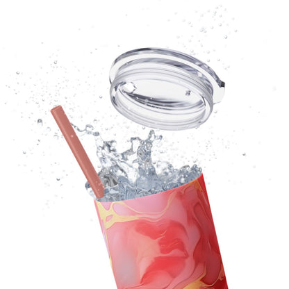 Pink Colorful Marble 20 oz Tumbler – Vibrant & Elegant Drinkware - Sippincity