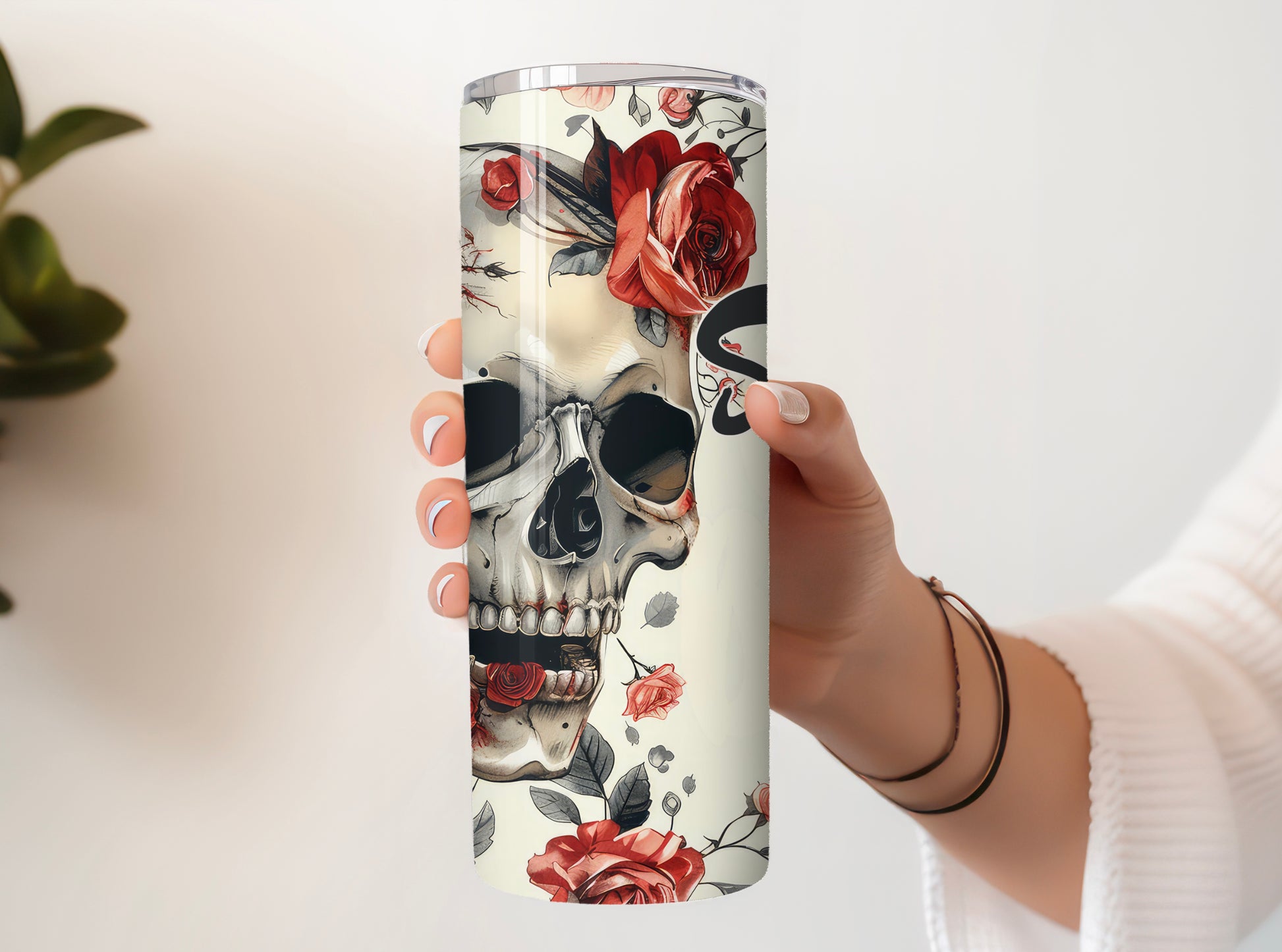 Skull & Roses Spicy Book Club Tumbler - Dark Romance Mug - Sippincity