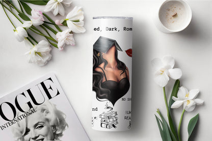 Smut Slut Book Reader 20 oz Skinny Tumbler – Spicy Book Lover Cup - Sippincity